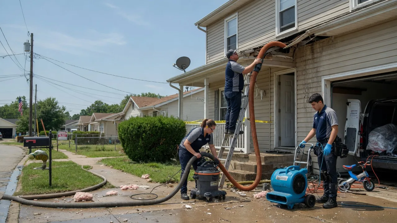 Water Damage Restoration in Milmine, IL near me